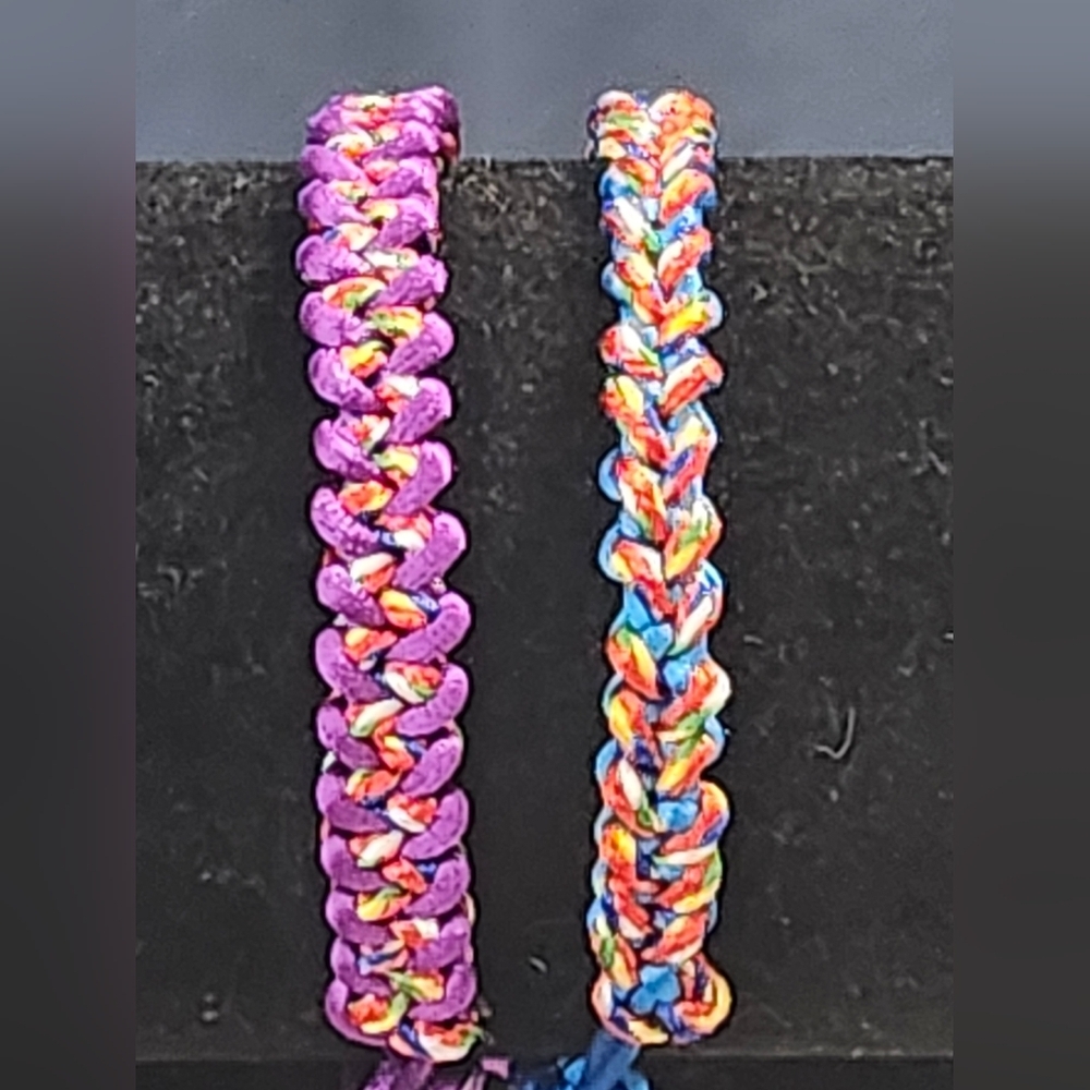 Vibrant Multicolor Kids Braided Friendship Bracelets